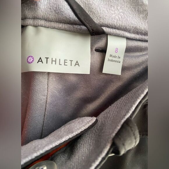 Fabletics Womens Snow Ski Pants Black/ Gray Sz 8 Lined  Kick Flare Zipper - Picture 4 of 17